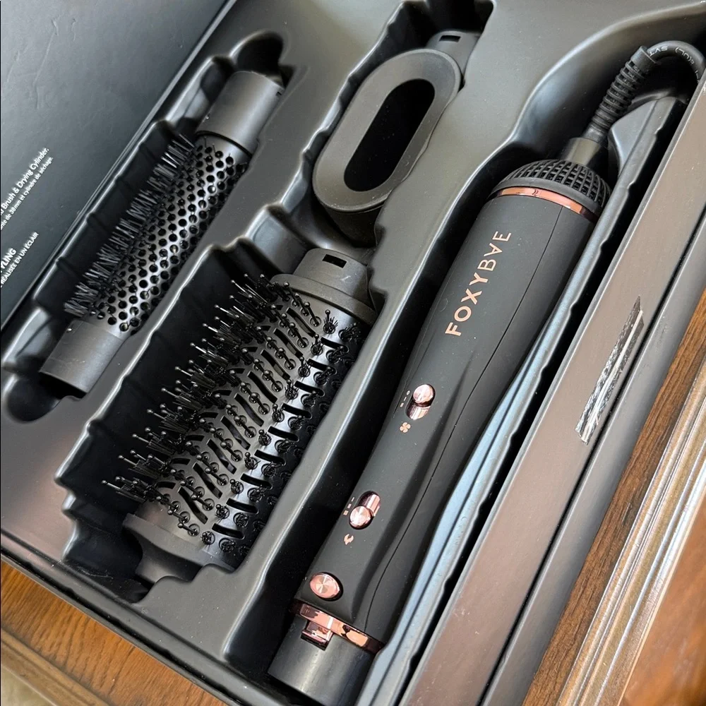 FoxyBae Blow Out Bae Rose Gold Hair Styling Set. Ceramic tourmaline.